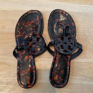 Tory Burch Tortoise Miller Sandals
